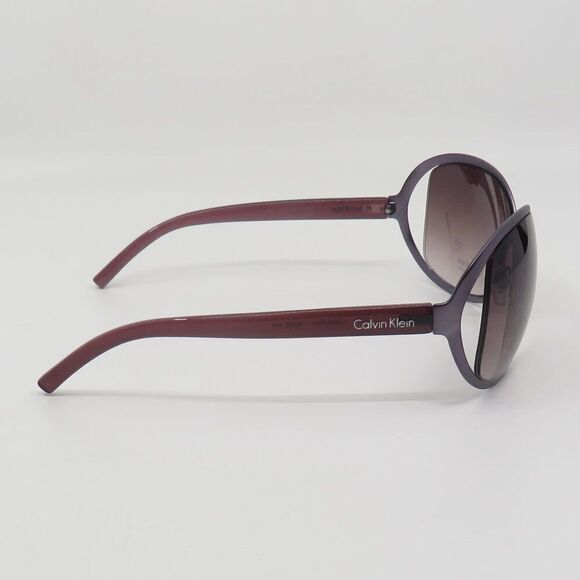 Calvin Klein New CK R334S 654 Satin Mauve/Brown Gradient Sunglasses - Picture 6 of 8